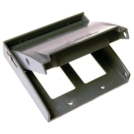 VORTEX Electrical Box Cover, 2 Gang, GFCI VO82643